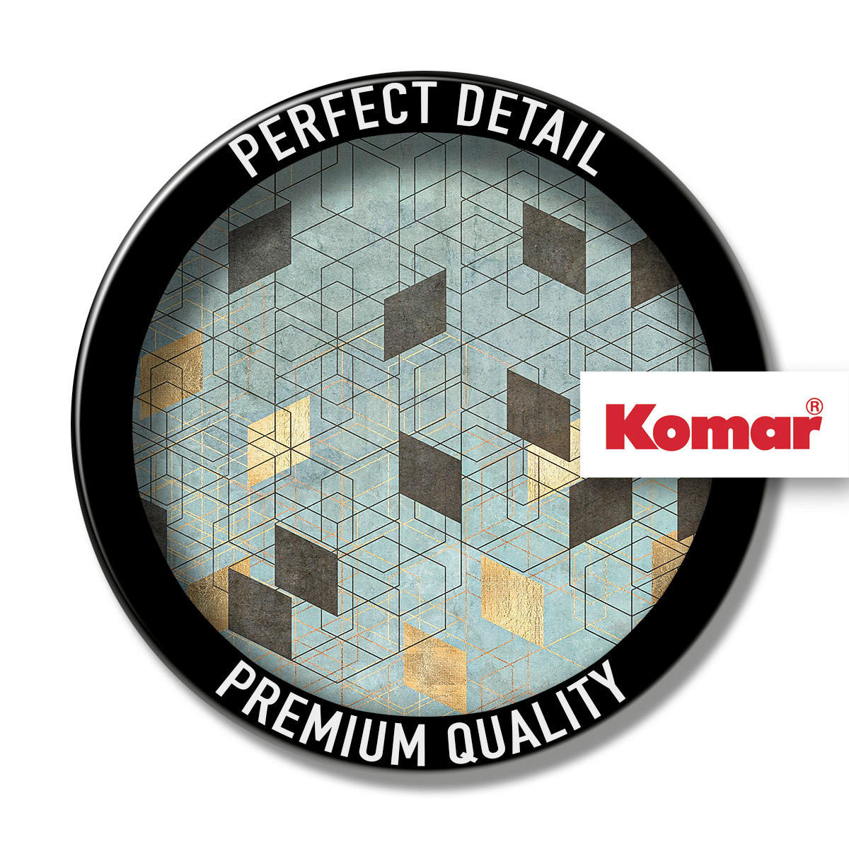 Komar Fototapete Plaqué Or B/L: ca. 200x280 cm Plaqué Or - (200,00/280,00cm) - Komar