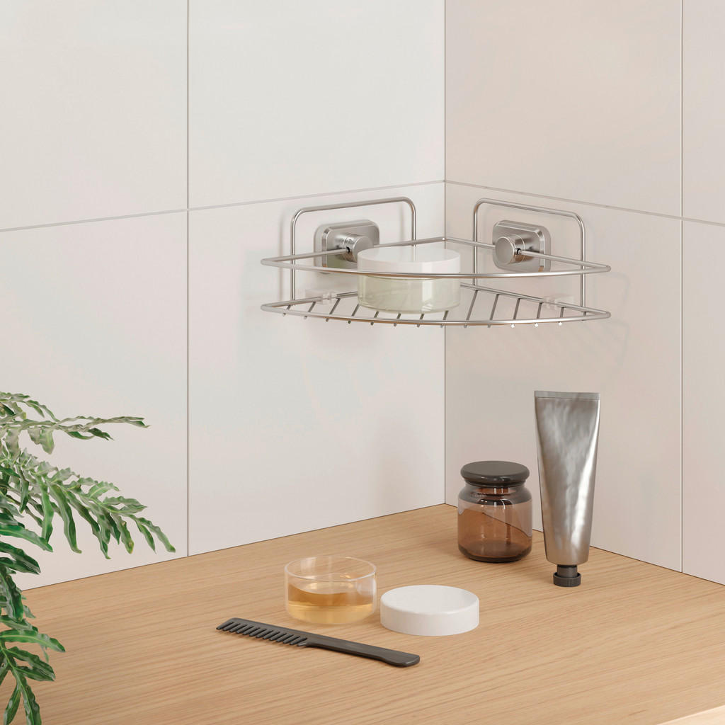 Thumbnail - Eckablage Chrom Metall