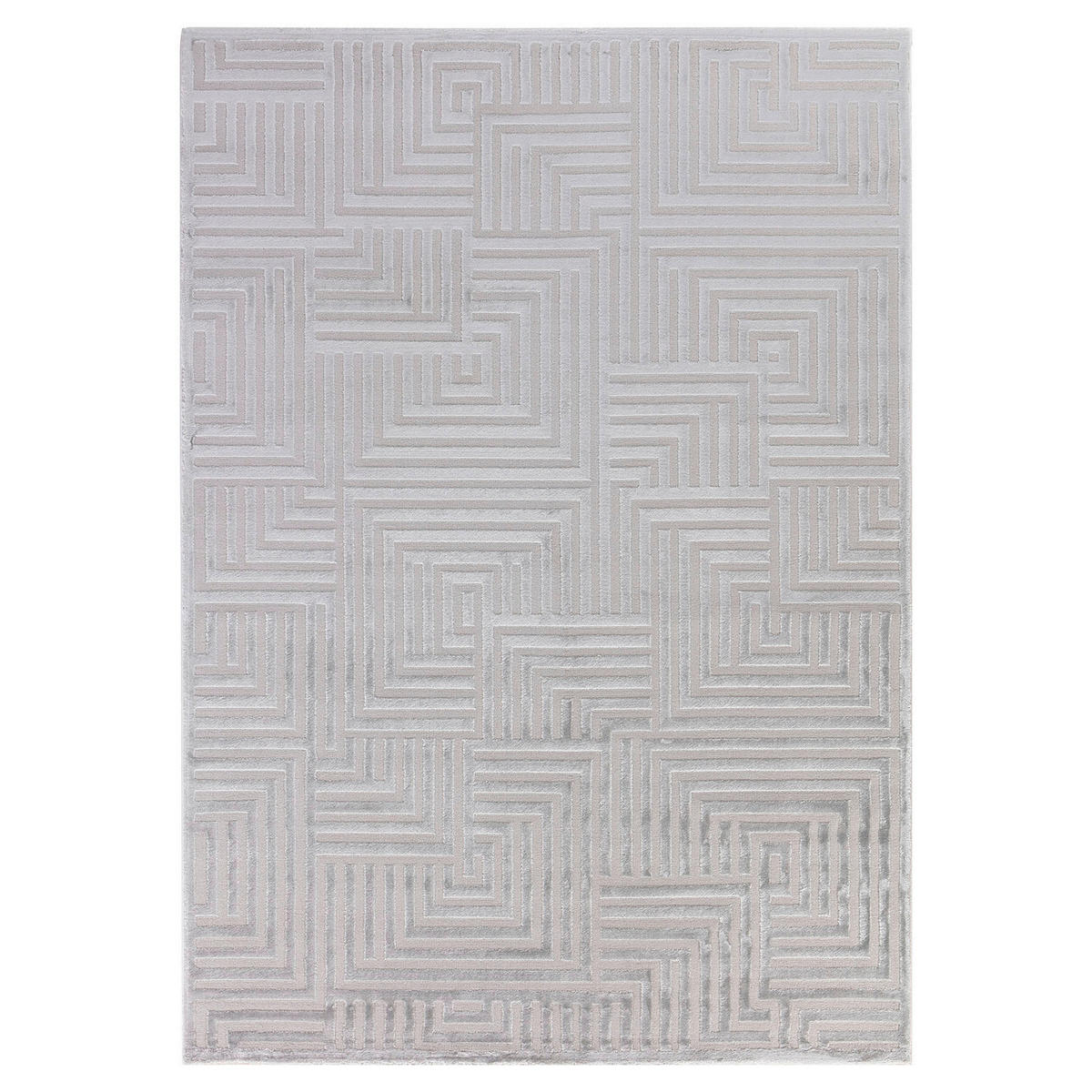 Ayyildiz Teppich SAHARA silber B/L: ca. 120x170 cm SAHARA - silber (120,00/170,00cm) - Ayyildiz