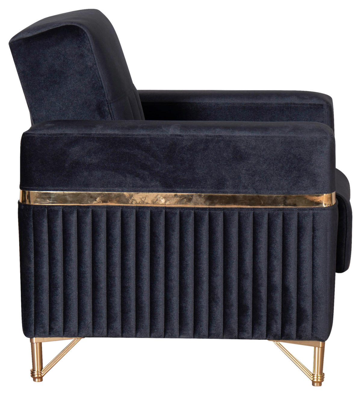 Sofa 3-2-1 Rhosus anthrazit Microfaser Rhosus - gold/anthrazit
