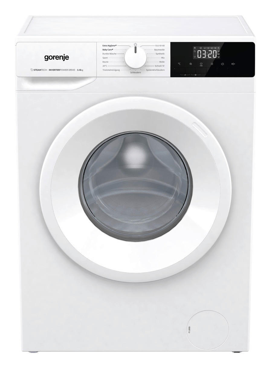 Gorenje Waschvollautomat WNHPI62SCPS/DE weiß B/H/T: ca. 60x85x45 cm ca. 6 kg Waschvollautomat WNHPI62SCPS/DE - weiß (60,00/85,00/45,00cm) - Gorenje