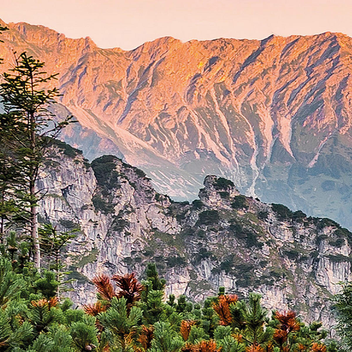 Komar Fototapete Alps B/L: ca. 400x250 cm Alps - (400,00/250,00cm) - Komar