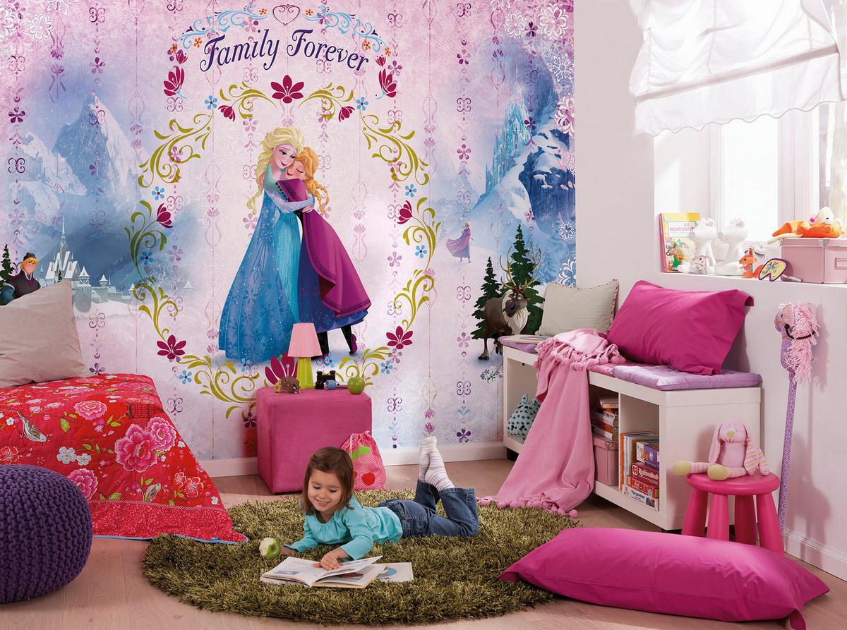 Komar Fototapete Frozen Family Forever  X8-8479 B/H: ca. 368x254 cm Frozen Family Forever  X8-8479 - (368,00/254,00cm) - Komar