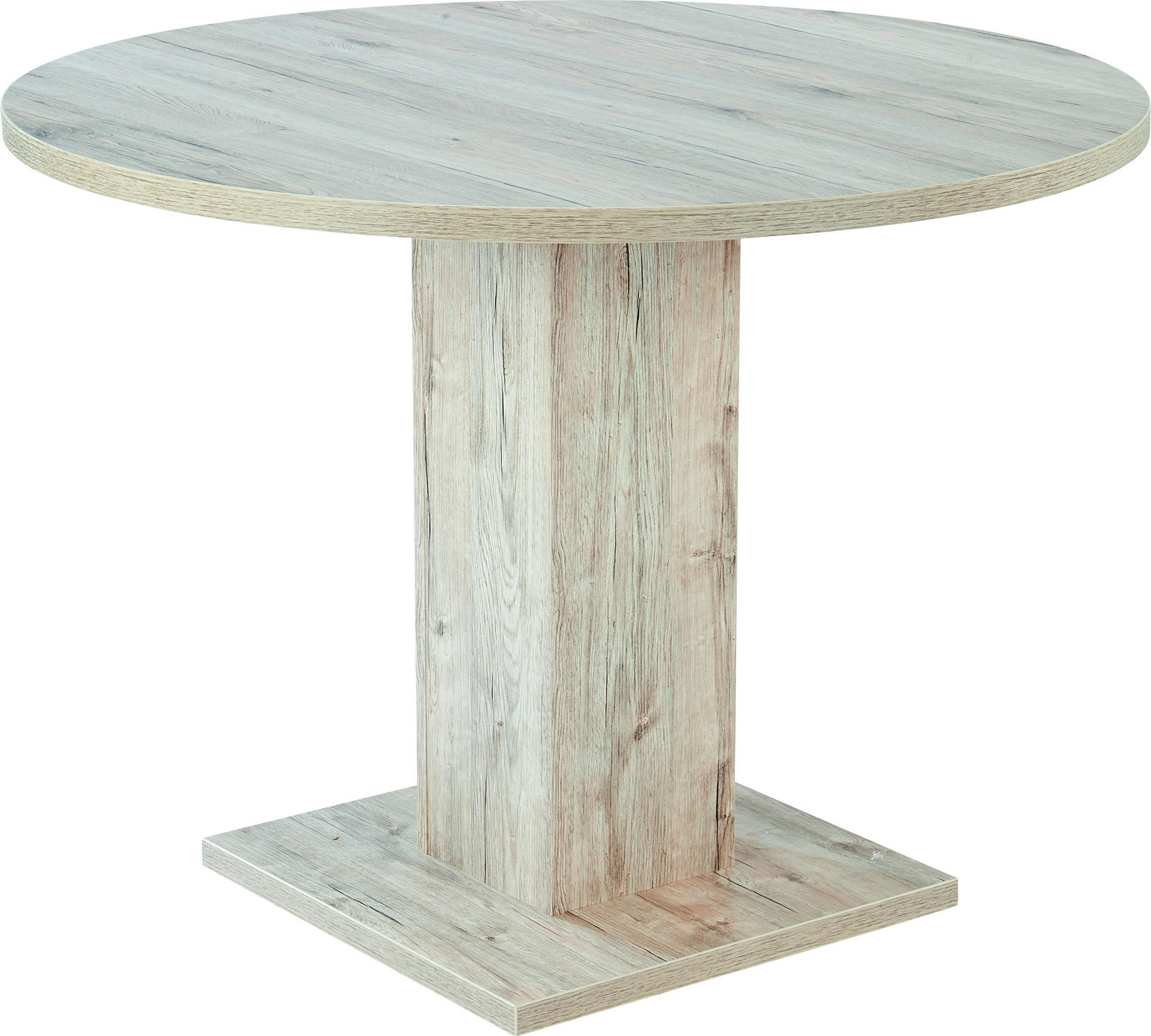 Esstisch Leo Eiche Sherwood Nachbildung B/H/T/D: ca. 100x75x100x100 cm Leo - Eiche (100,00/75,00/100,00cm)