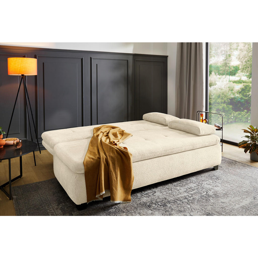 Thumbnail - Schlafsofa beige B/H/T: ca. 201x90x101 cm