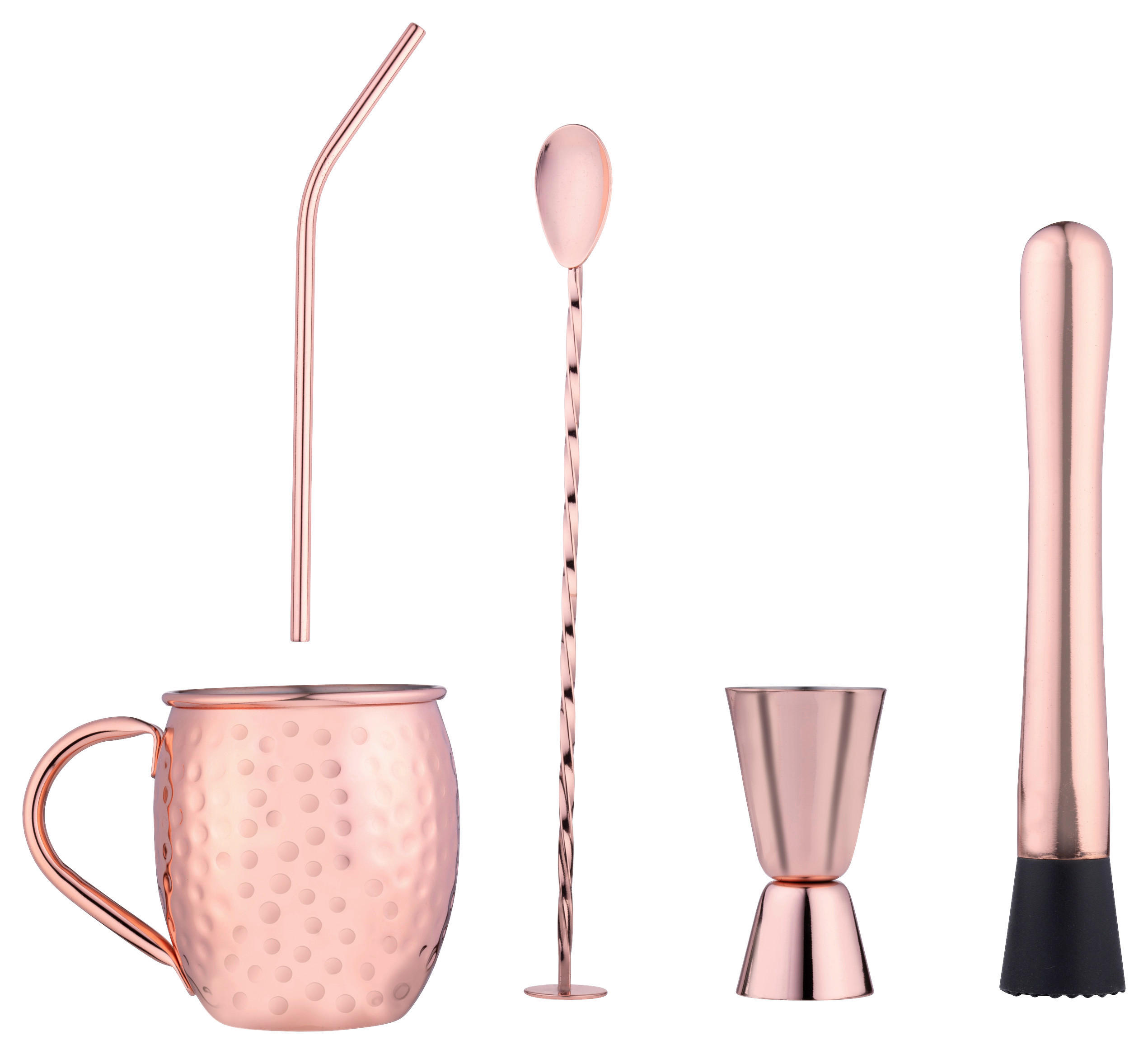 Alpina Cocktailset rosa Edelstahl Cocktailset_7erSet - rosa - Alpina