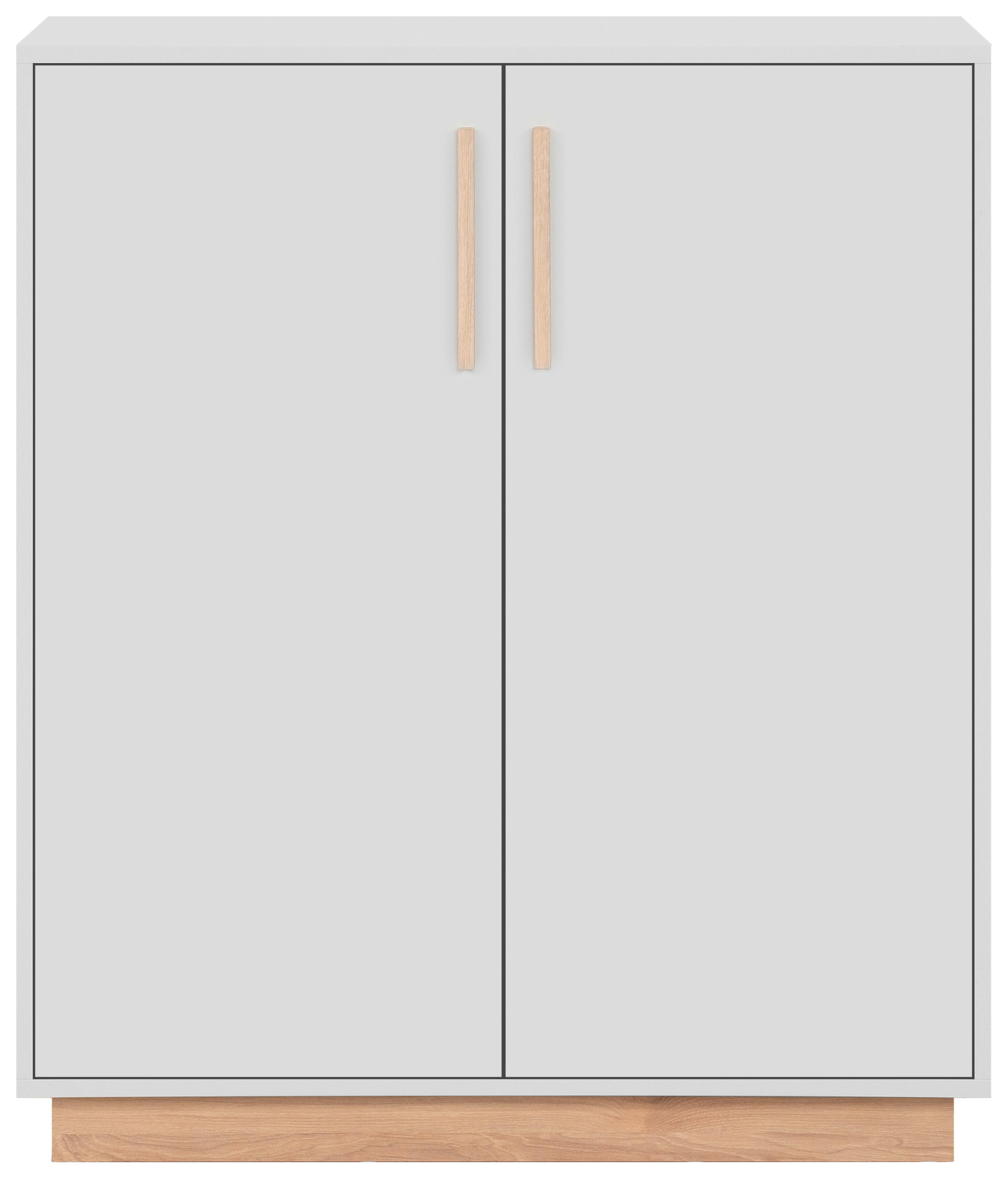Kommode Split grau Jackson Hickory Nachbildung B/H/T: ca. 82x94x40 cm Split - grau (82,00/94,00/40,00cm)