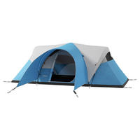 Outsunny Tunnelzelt B/H/L: ca. 300x198x550 cm Tunnelzelt - blau (550,00/300,00/198,00cm) - Outsunny