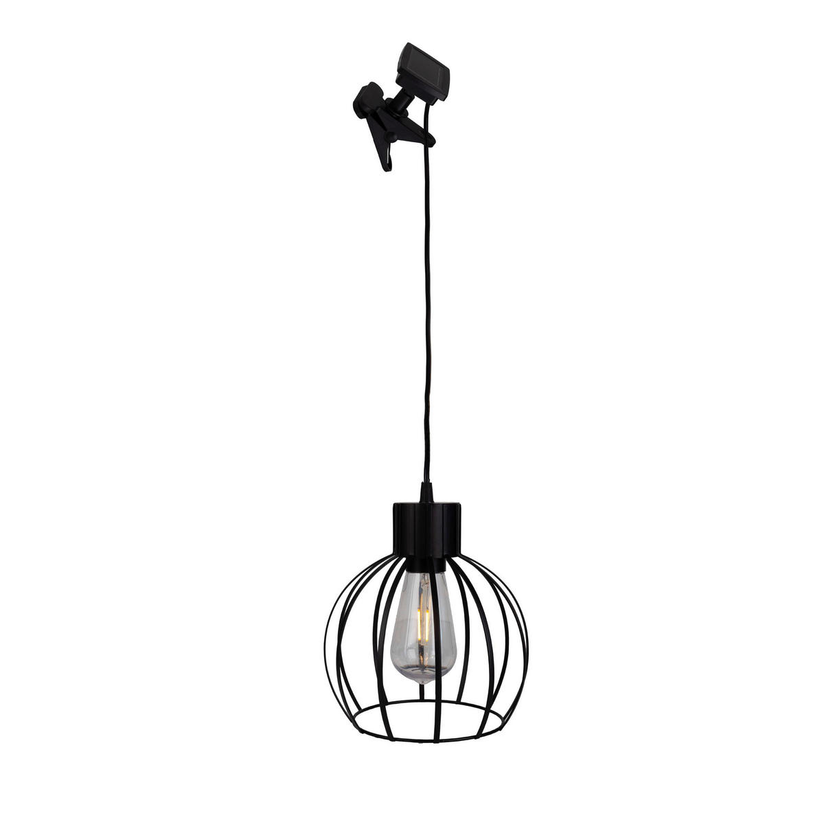 Pendelleuchte 5313322 schwarz Kunststoff Metall B/H/T: ca. 20x130x20 cm Grid - schwarz (20,00/130,00/20,00cm) - Näve Leuchten