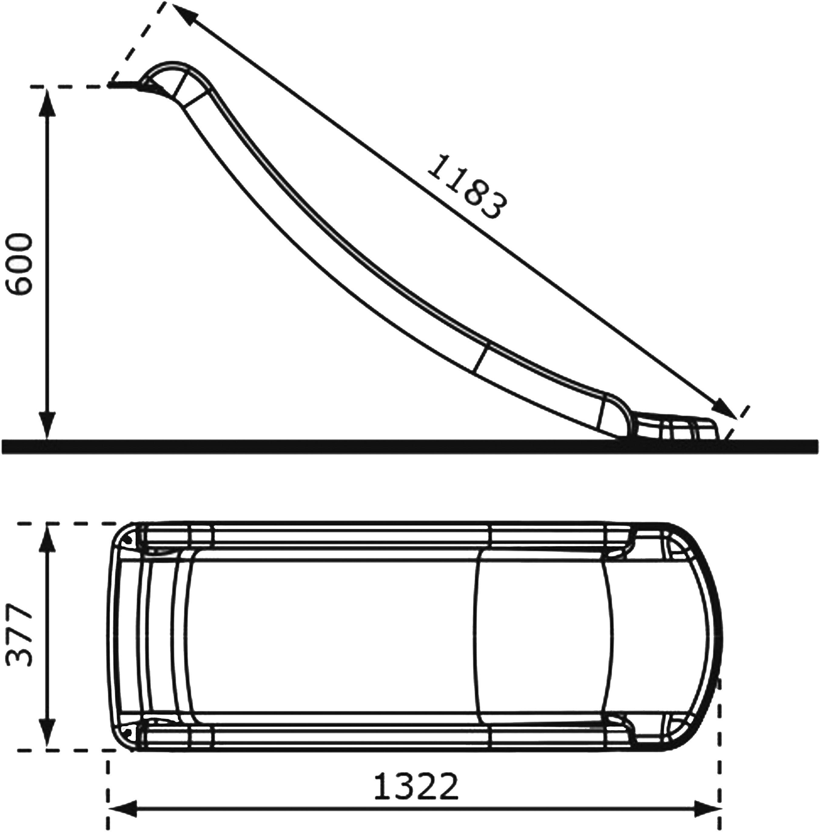 Thumbnail - AXI Rutsche Sky120 lila B/L: ca. 40x118 cm