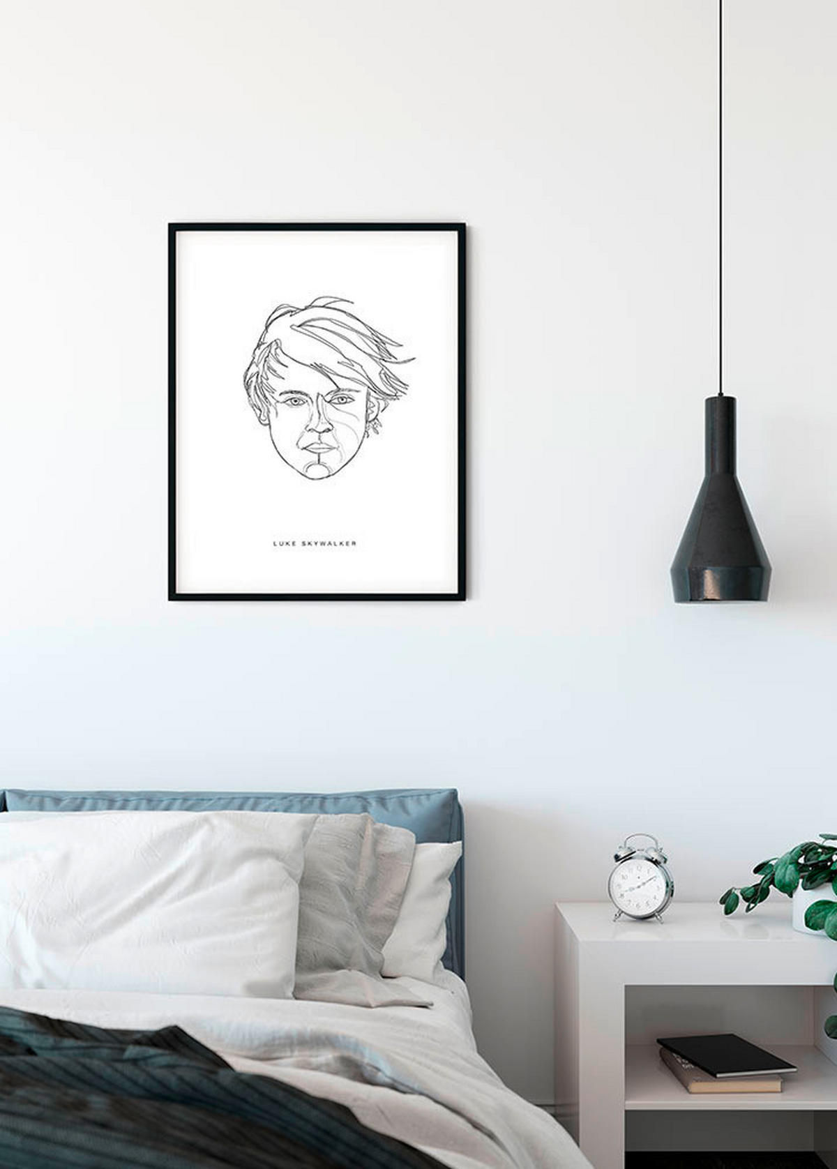 Komar Poster Star Wars Classic Force Faces Luke Star Wars - Classic B/L: ca. 30x40 cm Star Wars Classic Force Faces Luke - (30,00/40,00cm) - Komar