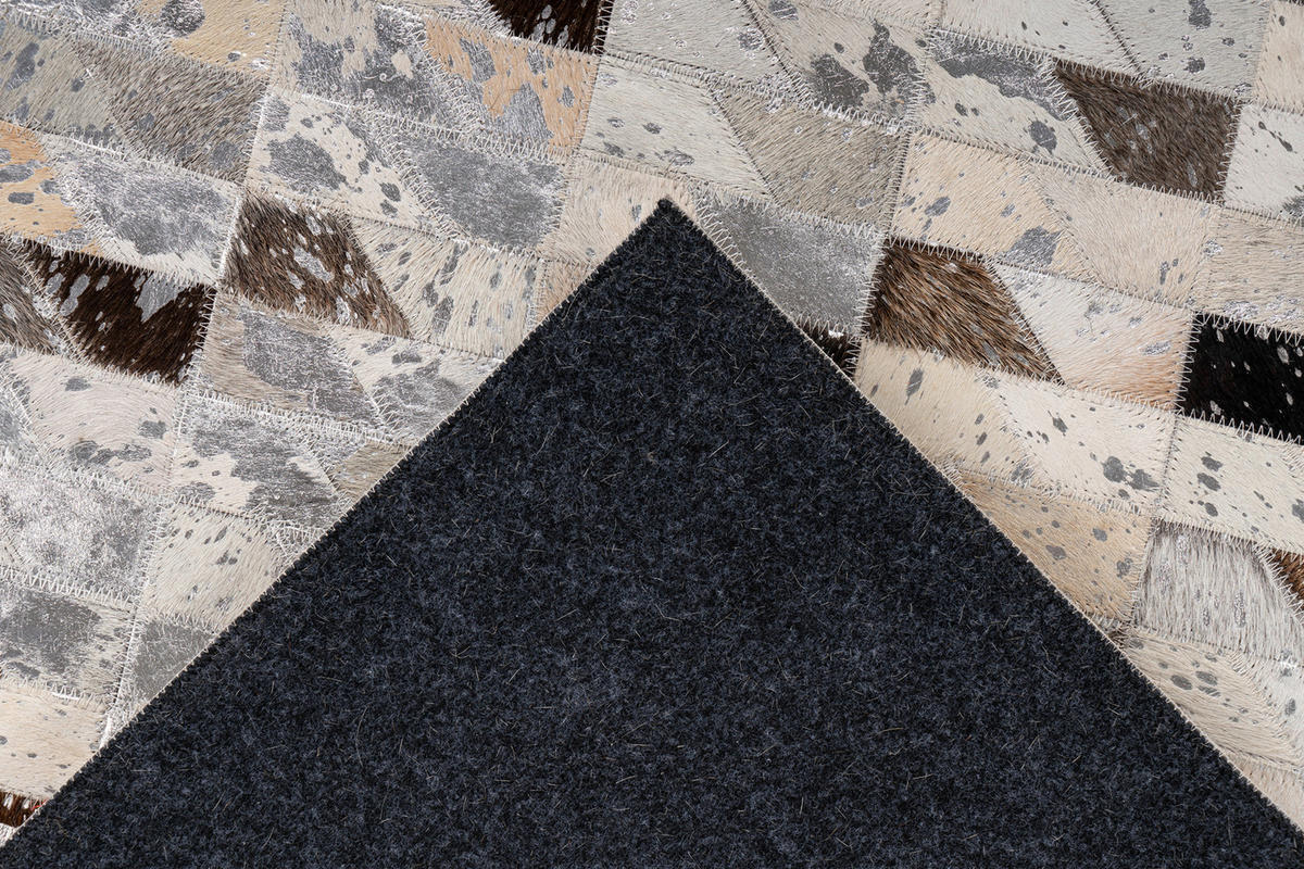 360Living Teppich Lavin silber B/L: ca. 80x150 cm Lavin - multicolor/silber (80,00/150,00cm) - 360Living