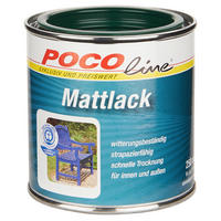 POCOline Acyl Buntlack moosgrün matt ca. 0,25 l Mattlack_Acryl_2in1 250ml - moosgrün (250ml) - POCOline