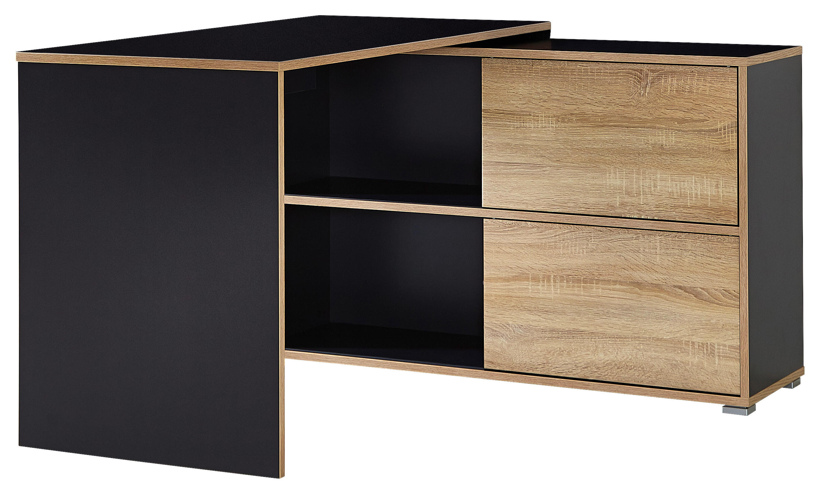 Schreibtisch anthrazit B/H/T: ca. 120x76x120 cm Schreibtisch 4036 - anthrazit (120,00/76,00/120,00cm)
