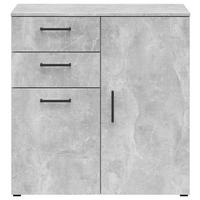 Kommode Multi-Stauraum Typ 26 Beton Optik B/H/T: ca. 80x83x40 cm Multi-Stauraum Typ 26 - Beton (80,00/83,00/40,00cm)