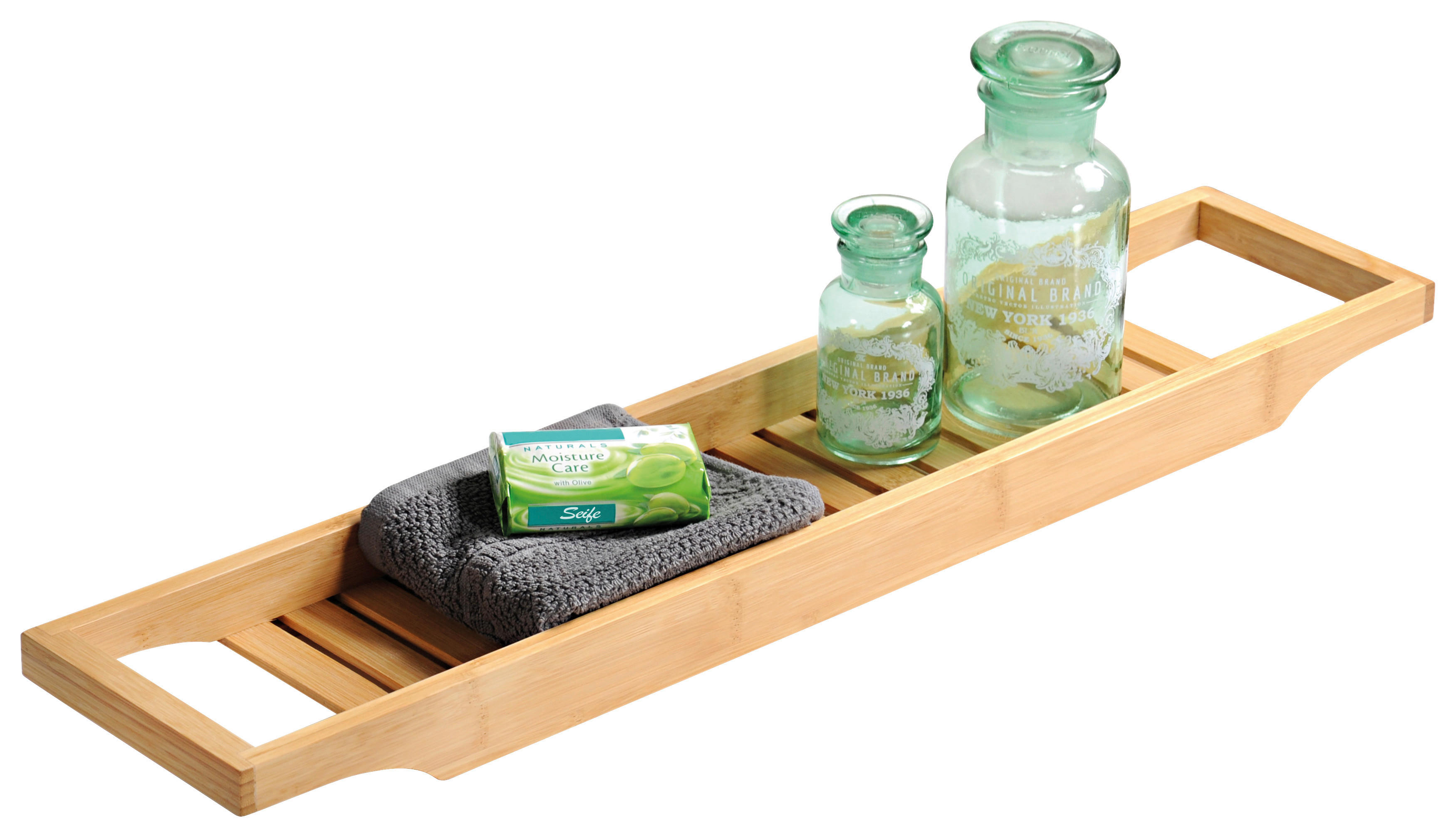Kesper Badewannenablage natur B/H/L: ca. 14,5x4,4x70 cm Badewannenablage - natur (70,00/14,50/4,40cm) - Kesper