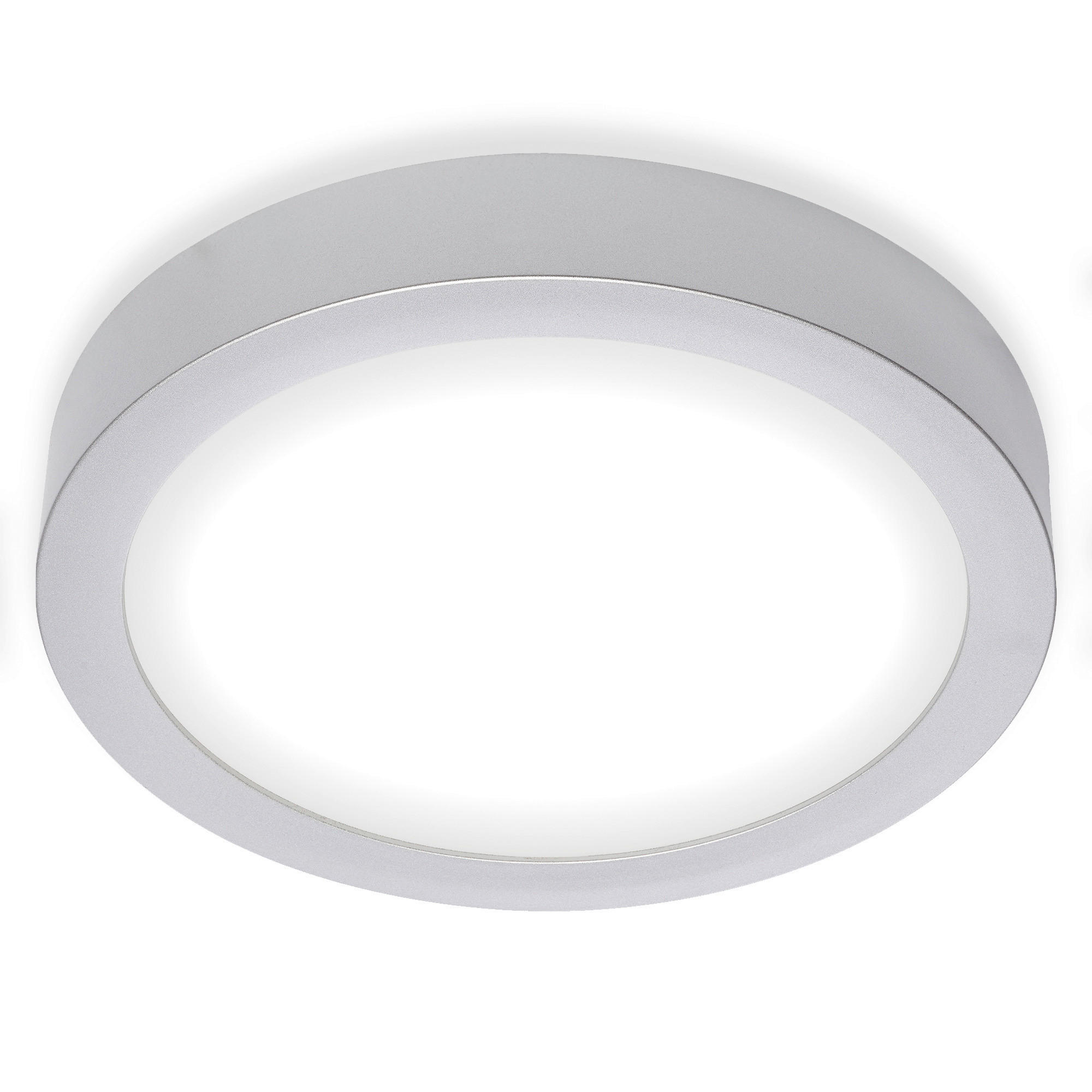 GLOBO LED-Deckenleuchte Chrom Metall H/D: ca. 3,2x22,5 cm LED-Deckenleuchte_Fire - Chrom (22,50/3,20cm) - GLOBO