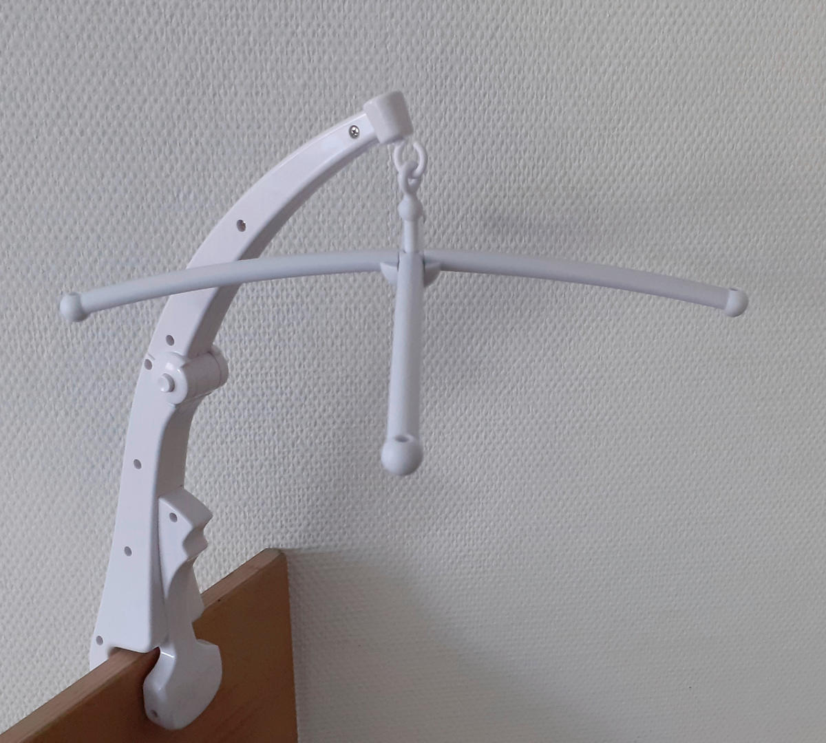 Niermann Mobilehalter zum Klemmen B/H/L: ca. 11x6x35 cm zum Klemmen - weiß (35,00/11,00/6,00cm) - Niermann
