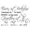 Dekosticker Spruch schwarz B/L: ca. 50x70 cm 2 tlg. Dekosticker Geniessen - schwarz (50,00/70,00cm)