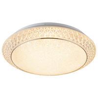 LED-Deckenleuchte 41314-28 weiß Acryl H/D: ca. 10x41 cm Deckenleuchte - weiß (41,00/10,00cm)