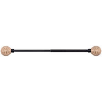 Stilgarnitur Boho schwarz Metall D: ca. 1,6 cm ausziehbar von ca. 130 bis 240 cm 1.0 Läufe Boho - schwarz (1,60cm)