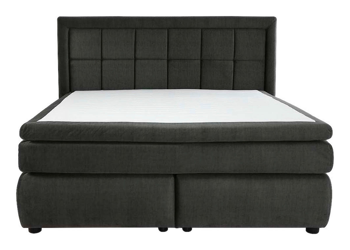 Boxspringbett  anthrazit dunkel Liegefläche B/L: ca. 180x200 cm Sophia_Mix_Boxspringbett - anthrazit (200,00/133,00/219,00cm)