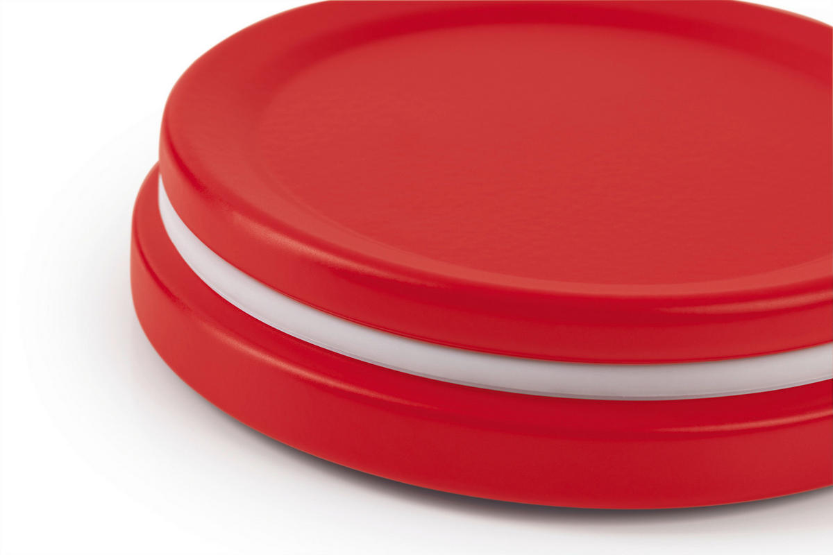 GOURMETmaxx Vorratsdosenset rot B/H/L: ca. 18x23x34 cm Vorratsdosenset_8tlg. - rot (34,00/18,00/23,00cm) - GOURMETmaxx