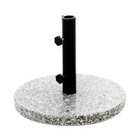 VCM Schirmständer grau Granit D: ca. 40 cm Sonnenschirmständer_10kg - grau (40,00cm) - VCM