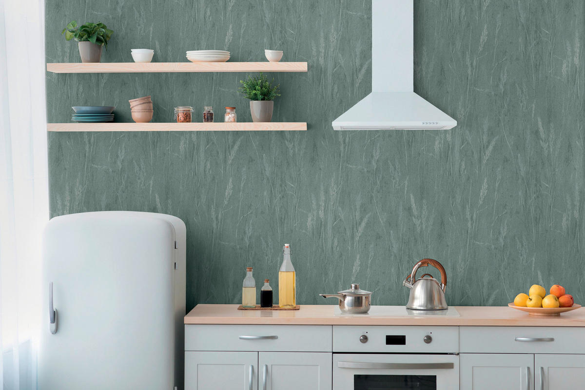 A.S.Création Vliestapete grün B/H/D: ca. 53x1005x8,8 cm Vliestapete - grün (8,80/1005,00cm) - A.S.Creation