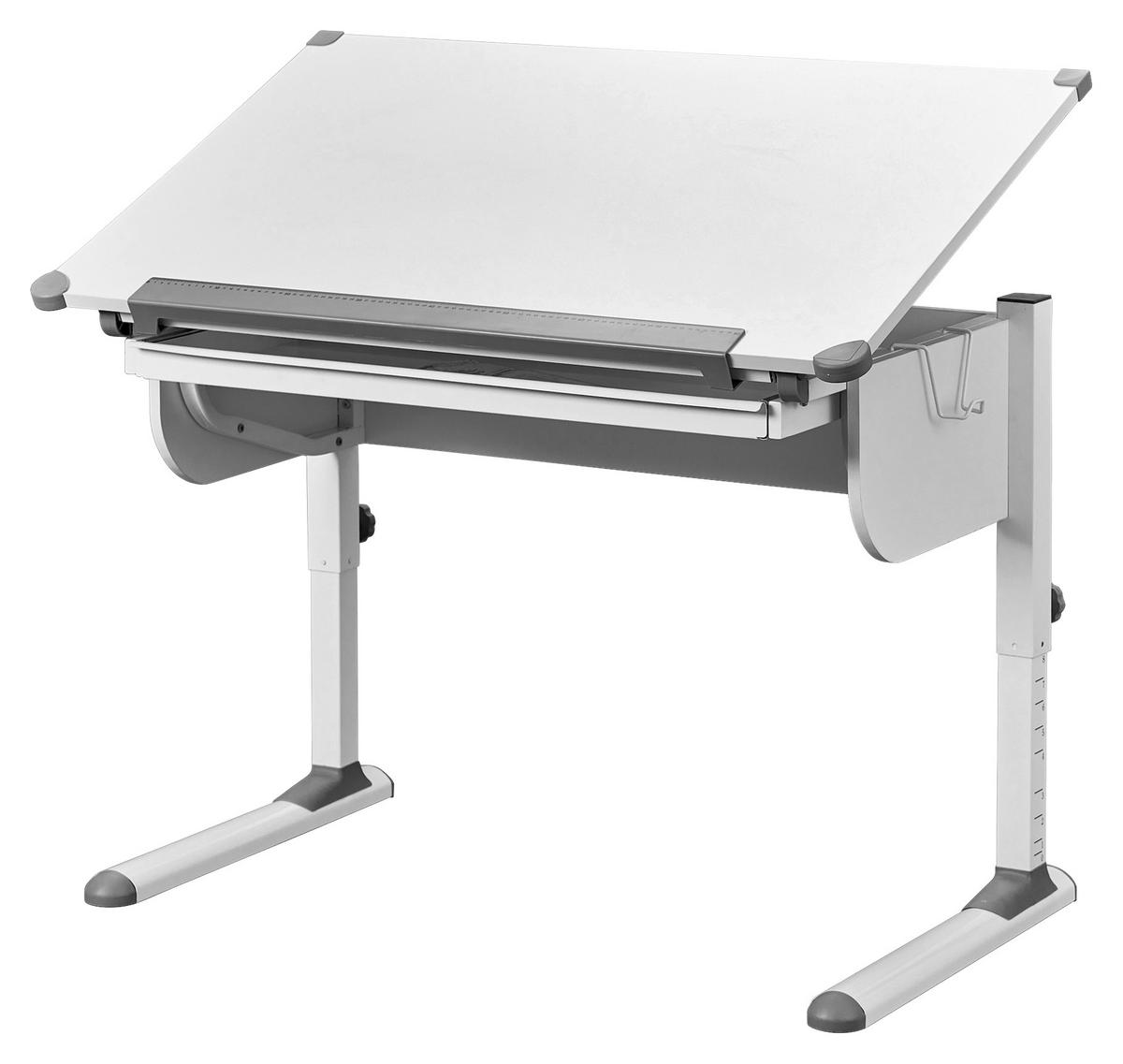 Schreibtisch Studare weiß B/H/T: ca. 110x57x68 cm Studare - weiß (110,00/57,00/68,00cm) - Inter Link