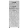 Kommode Multi-Stauraum Typ 17 Beton Optik B/H/T: ca. 45x115x40 cm Multi-Stauraum Typ 17 - Beton (45,00/115,00/40,00cm)