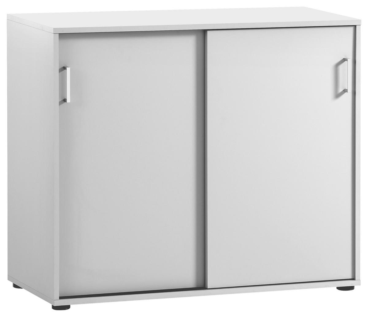 Schiebetürenschrank Niels weiß B/H/T: ca. 100x83,6x41 cm Niels - weiß (100,00/83,60/41,00cm) - Möbelpartner