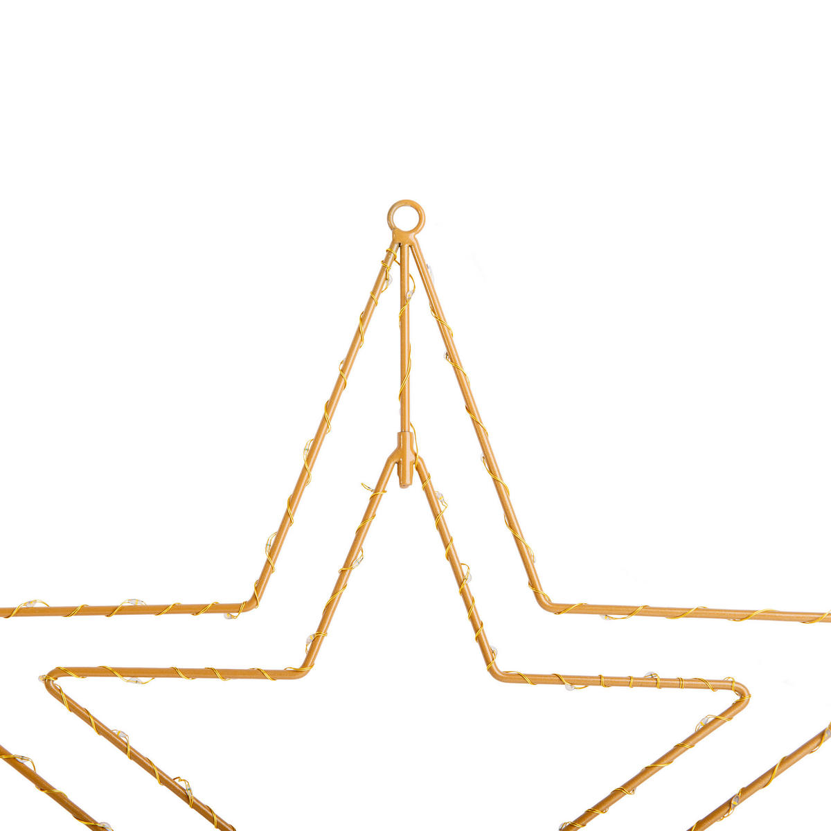 Näve Leuchten LED-Dekoartikel LED Weihnachtsartikel STERN - gold (40,00/40,00/40,00cm) - Näve Leuchten