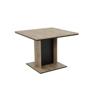 Säulenesstisch Raul Oak Eiche Viking Nachbildung B/H/T: ca. 100x76x100 cm Raul - schwarz/Oak (100,00/76,00/100,00cm)