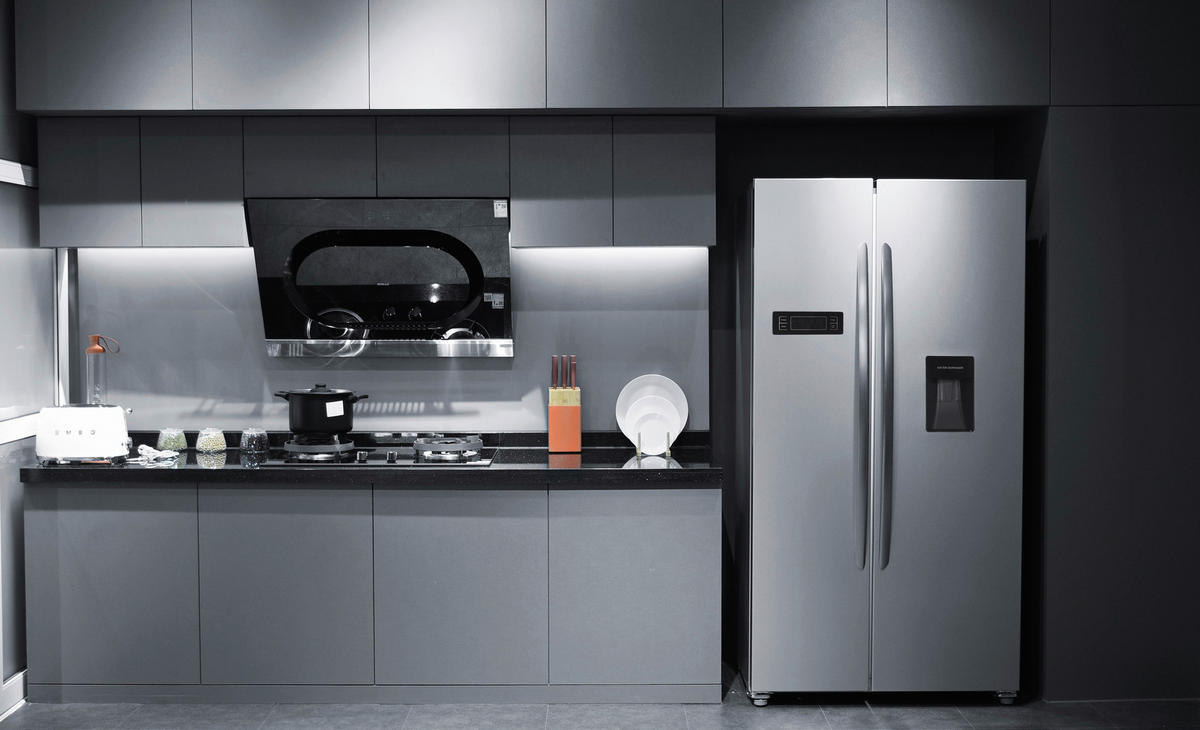 PKM Side-by-Side SBSKS6.15E Inox B/H/T: ca. 90x177x66 cm Side-by-Side SBSKS6.15E - Inox (90,00/177,00/66,00cm) - PKM