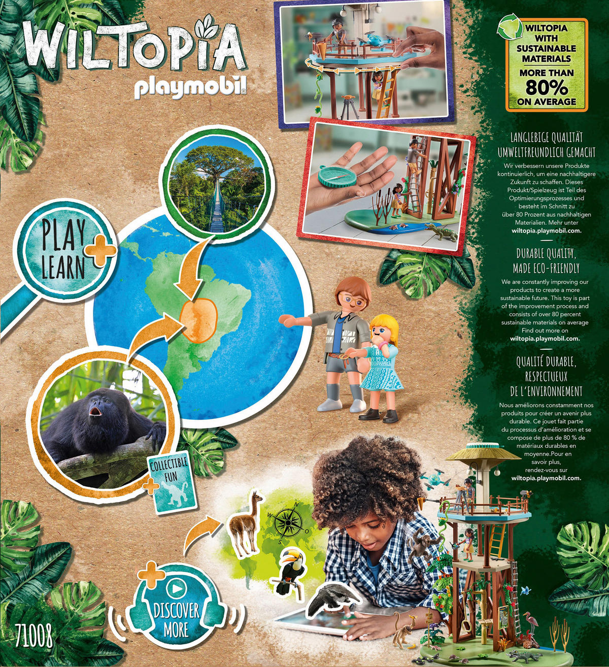 Playmobil Wiltopia Forschungsturm mit Kompass 71008 Forschungsturm mit Kompass 71008 - Playmobil