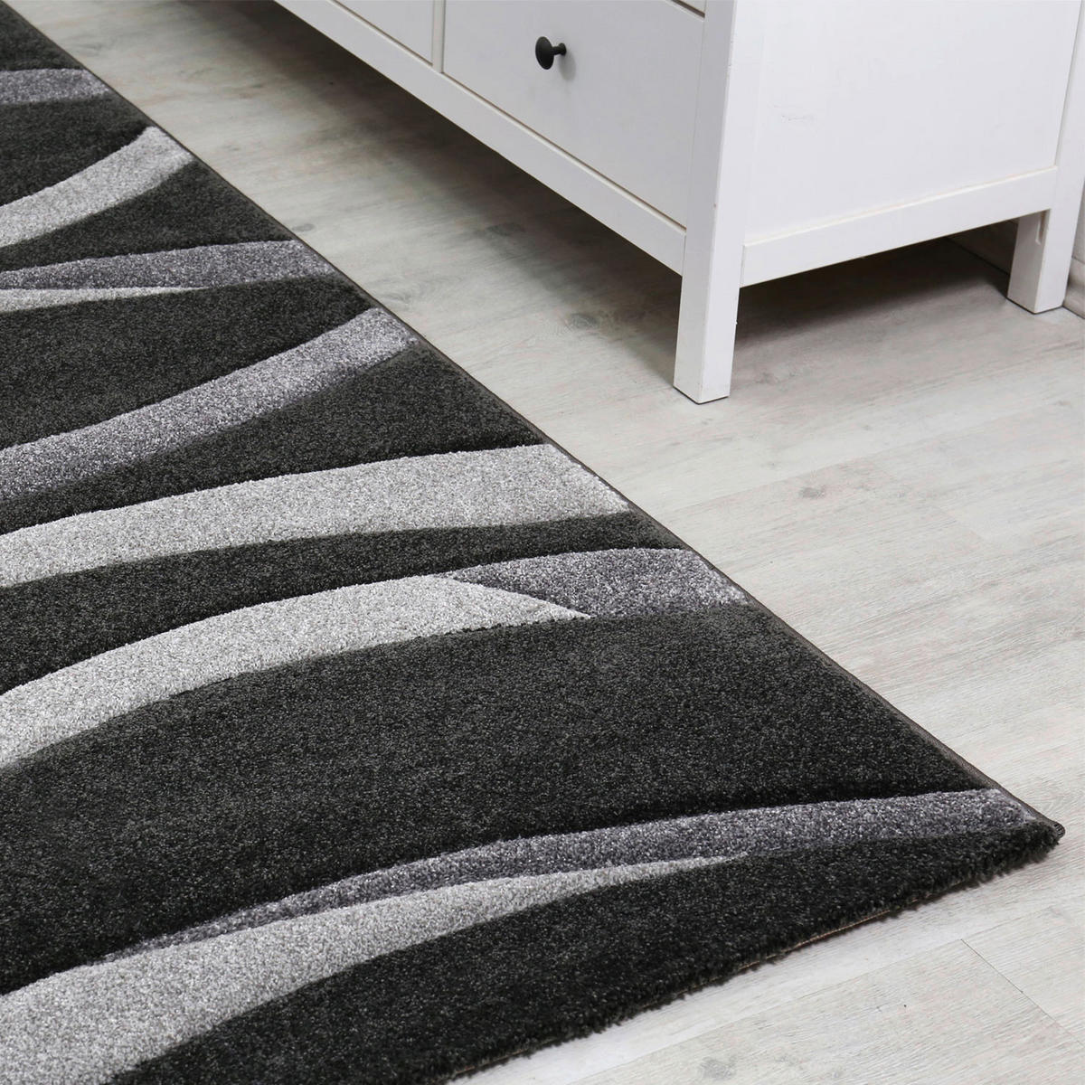 Teppich Malta anthrazit B/L: ca. 80x150 cm Malta - anthrazit (80,00/150,00cm)