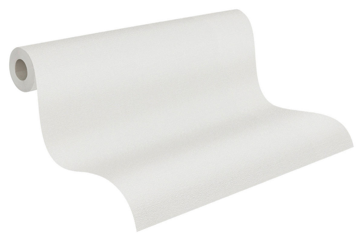 A.S.Creation Vliestapete Black & White Uni grau B/L: ca. 53x1005 cm Black & White - grau (53,00/1005,00cm) - A.S.Creation
