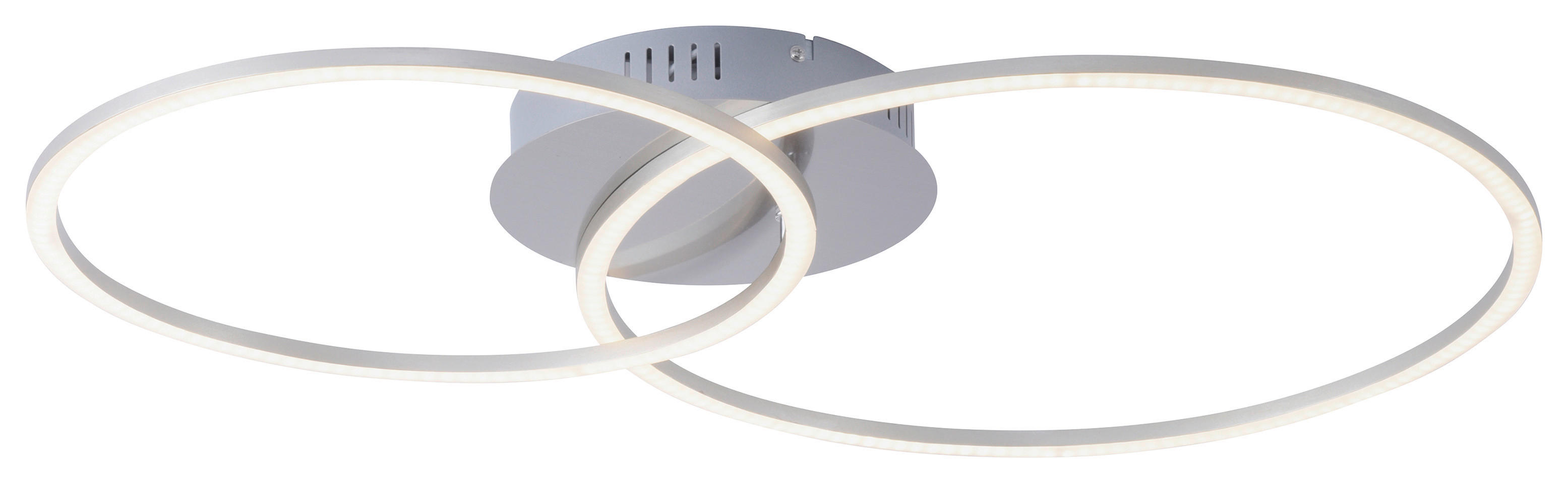 Just Light Deckenleuchte 14537-55 silber Alu Kunststoff B/H/L: ca. 44x7x70 cm LED-Deckenleuchte_Ivanka 14537-55 - silber (70,00/44,00/7,00cm) - Just Light