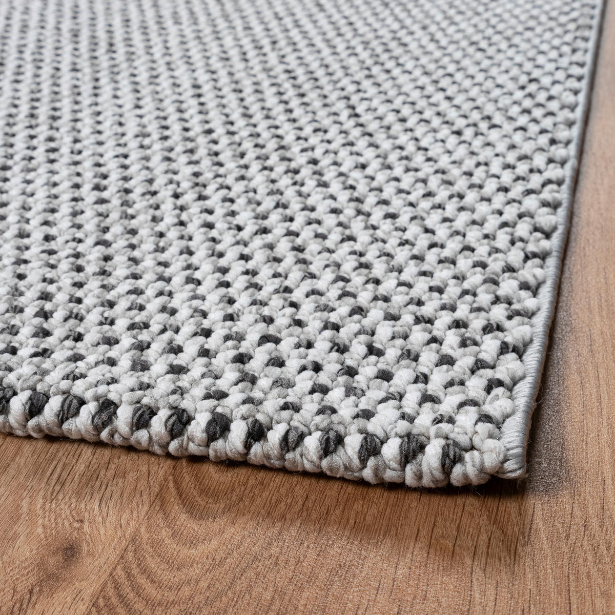 Sanat Teppich LORA PLUS schwarz B/L: ca. 140x200 cm LORA PLUS - schwarz/grau (140,00/200,00cm) - Sanat