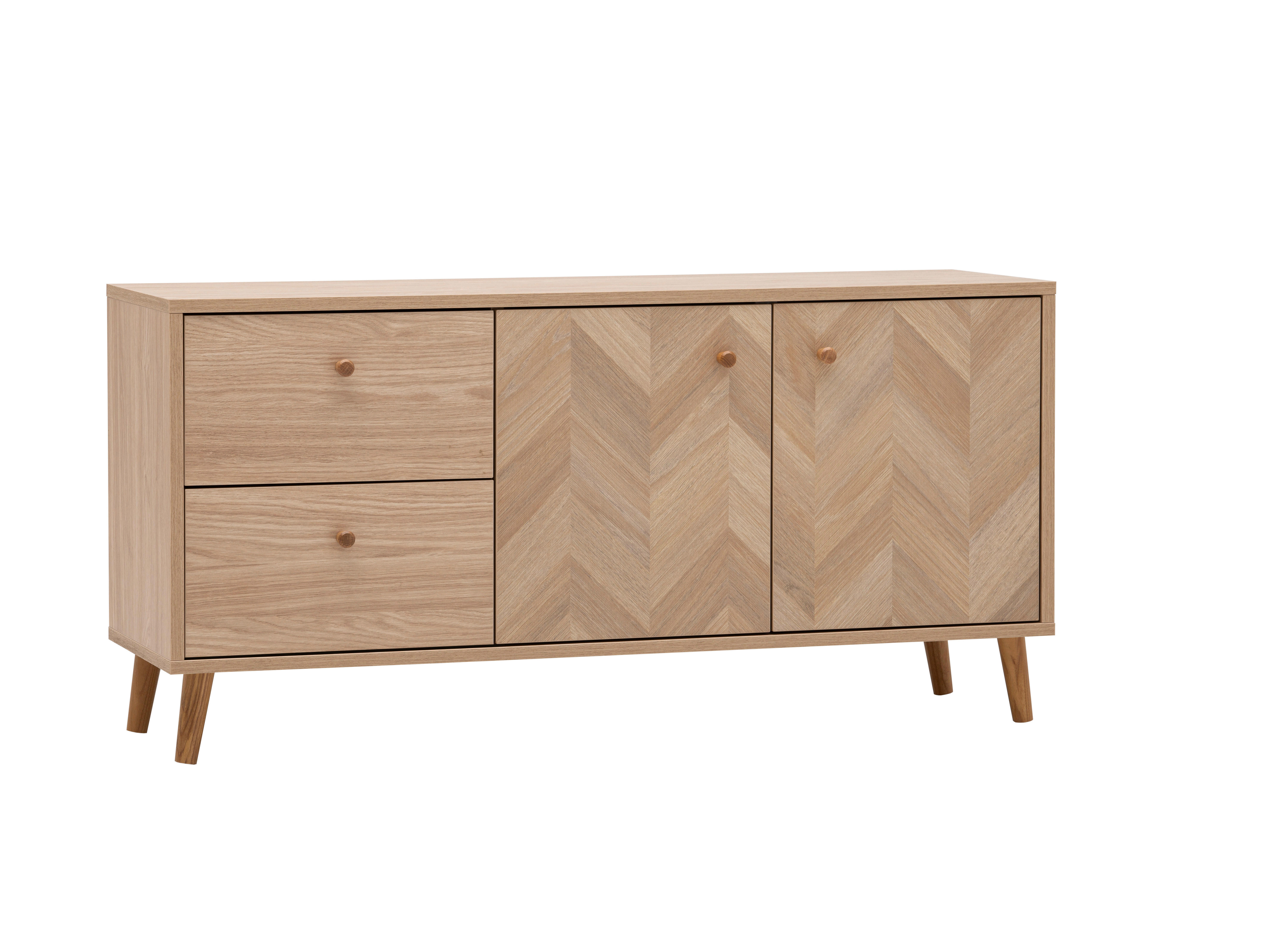 Lowboard Visby Eiche B/H/T: ca. 109x44,1x33,05 cm Visby - Eiche (109,00/44,10/33,05cm) - Schildmeyer