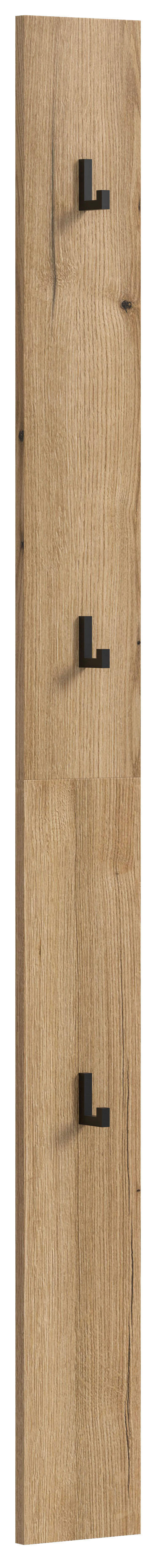 Garderobenhaken Naro Evoke Oak Nachbildung B/H/T: ca. 15x160x2 cm Naro - (15,00/160,00/2,00cm) - xonox.home