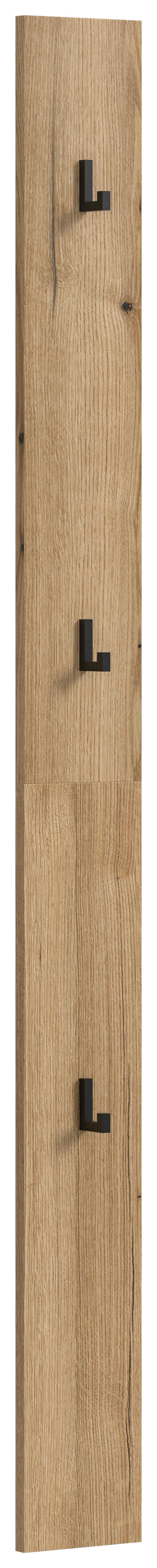 Garderobenhaken Naro Evoke Oak Nachbildung B/H/T: ca. 15x160x2 cm Naro - (15,00/160,00/2,00cm) - xonox.home