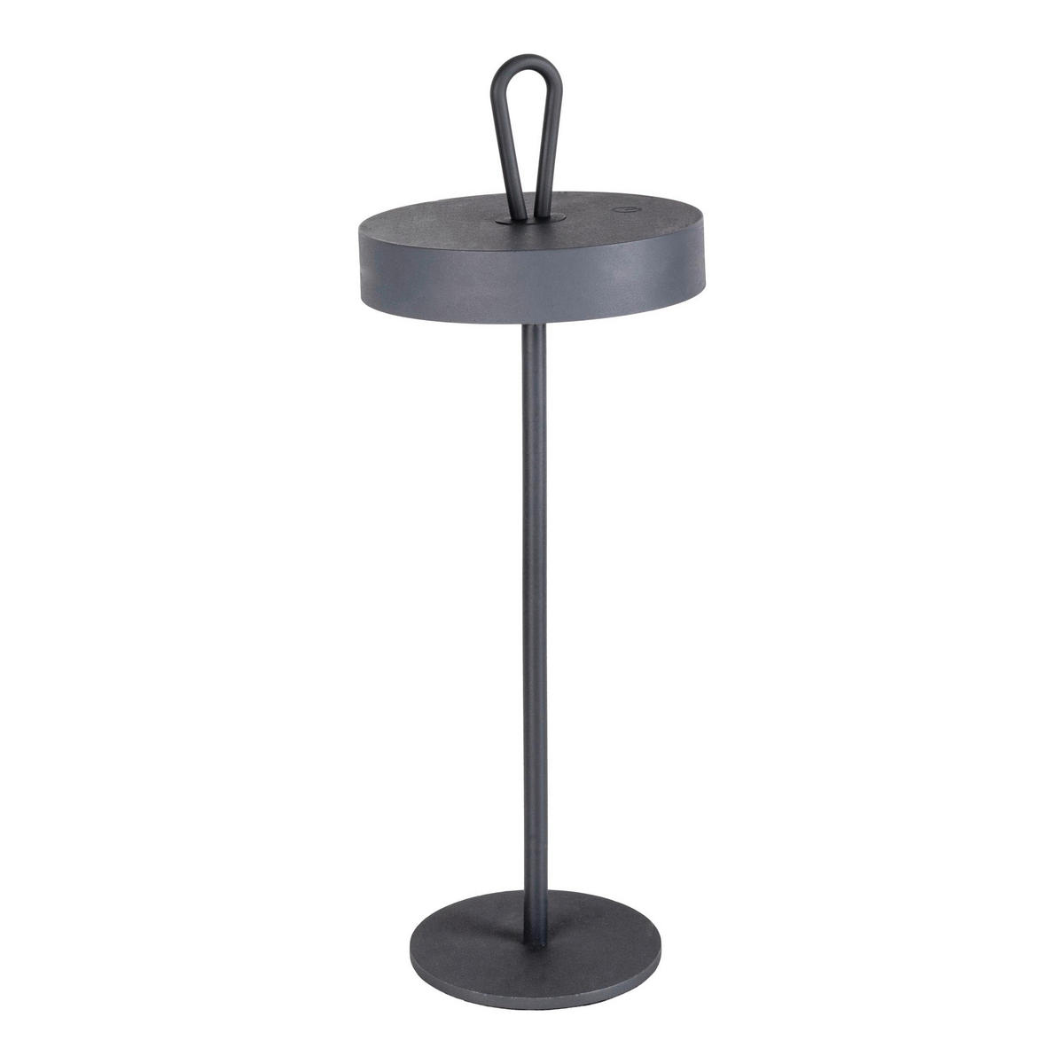 Näve Leuchten LED-Tischleuchte grau Kunststoff Metall B/H/T/D: ca. 12,5x35x12,5x12,5 cm ELLA - grau (12,50/35,00/12,50cm) - Näve Leuchten