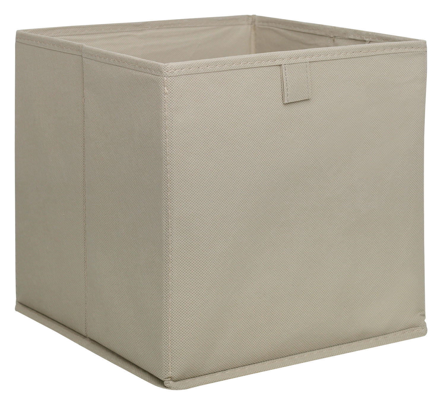 Stoffbox beige B/H/T: ca. 24x24x24 cm