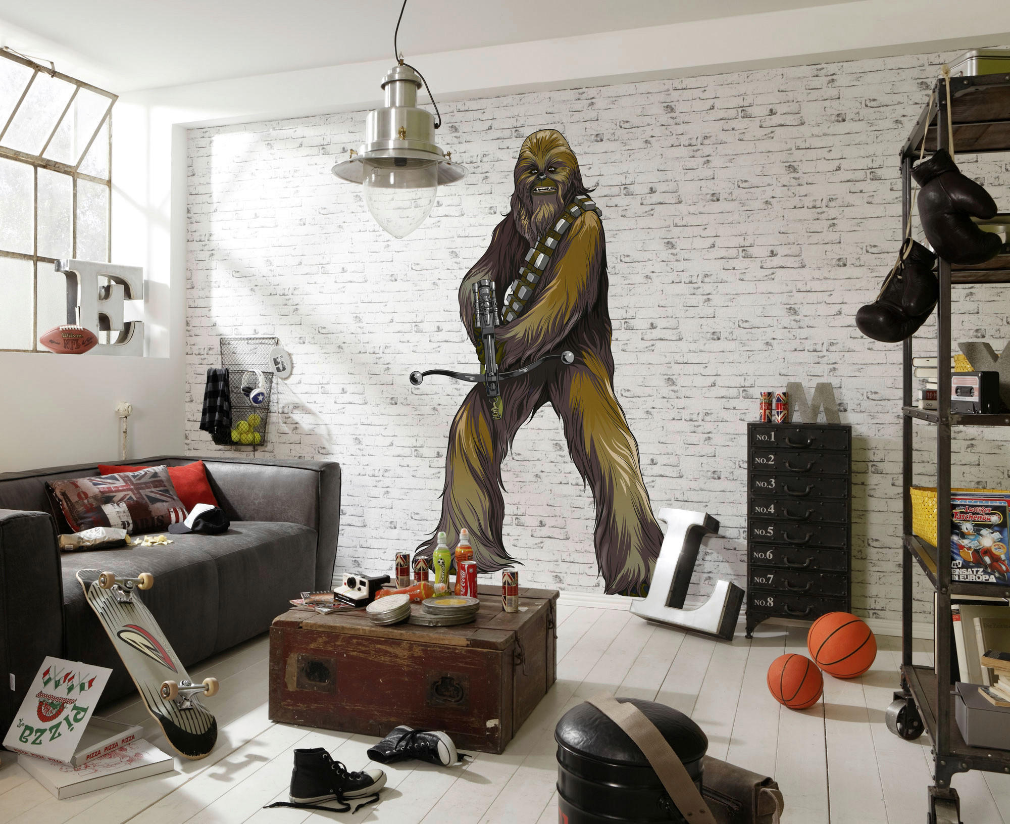 Komar Fototapete Star Wars XXL Chewbacca B/L: ca. 127x200 cm Star Wars XXL Chewbacca - (127,00/200,00cm) - Komar