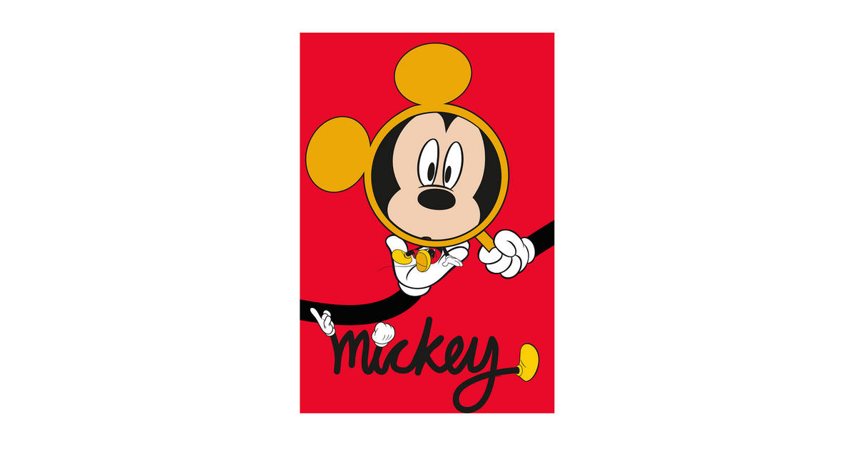 Komar Wandbild Mickey Mouse Magnifying Glass Disney B/L: ca. 50x70 cm ▷  online bei POCO kaufen