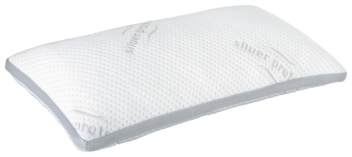 Nackenstützkissen Nackenstützkissen_Silver_Protect - weiß/silber (40,00/60,00cm)
