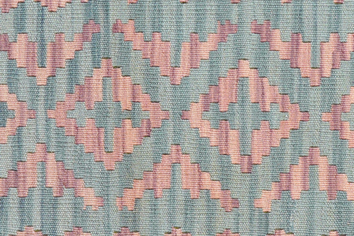 PersaTepp Teppich Kelim Gashgai rosa B/H/L: ca. 84x1x121 cm Kelim Gashgai - grün/rosa (121,00/84,00/1,00cm) - PersaTepp