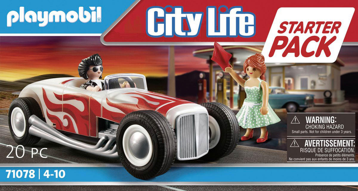 Playmobil City Life Starter Pack Hot Rod 71078 Hot Rod 71078 - bunt - Playmobil